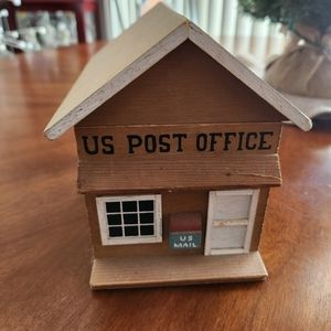 Vintage Post Office Wood Box